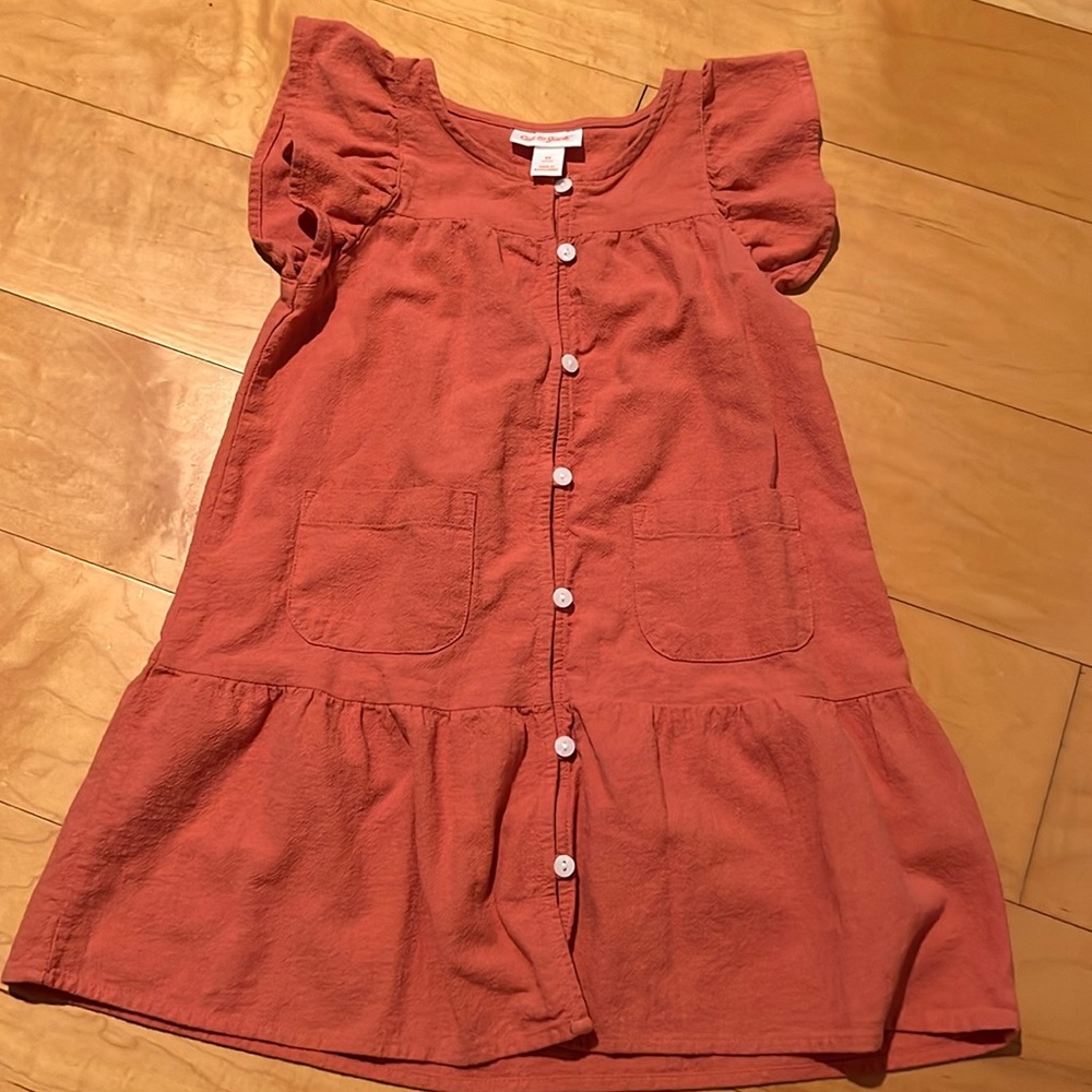 Cat & Jack burnt orange dress